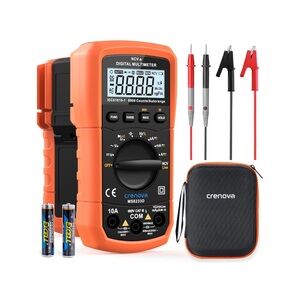 Crenova Digital Multimeter with‎ Accessories